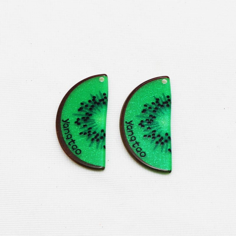 Wholesale 10pcs Acrylic Fruit Series Diy Accessories